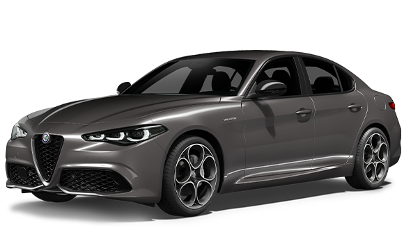 Grå Alfa Romeo Giulia